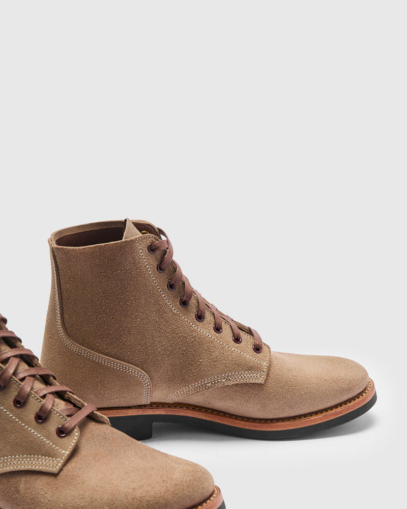 N-1 Field Shoe Boondocker Boot in Horween Natural Roughout