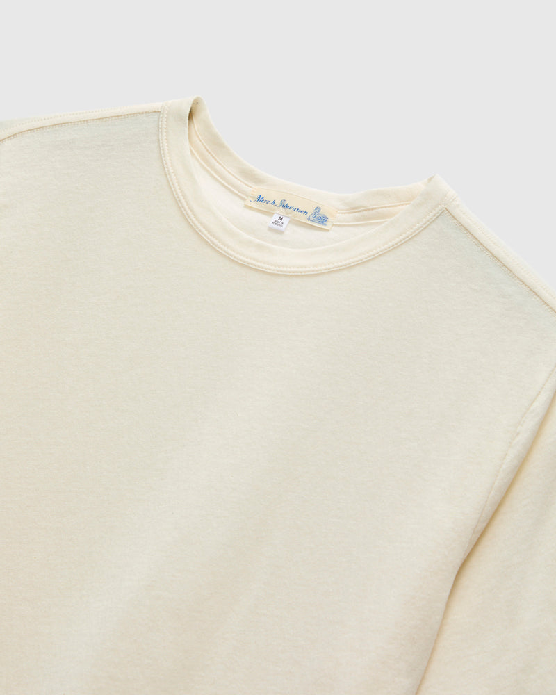 Cotton Cashmere T-Shirt in Nature