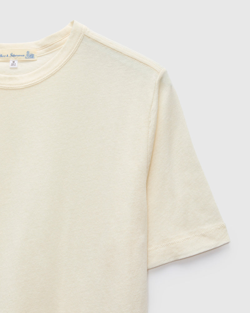 Cotton Cashmere T-Shirt in Nature
