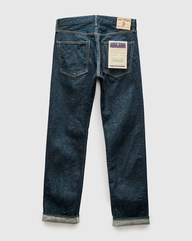 146S "Ishikawadai Stretch" 15oz Stretch Selvedge Denim - Neat Straight Fit
