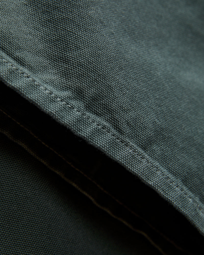 Double Knee Painter Pants in Blue Green