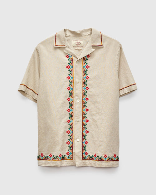 Folclore Embroidery Shirt in Natural