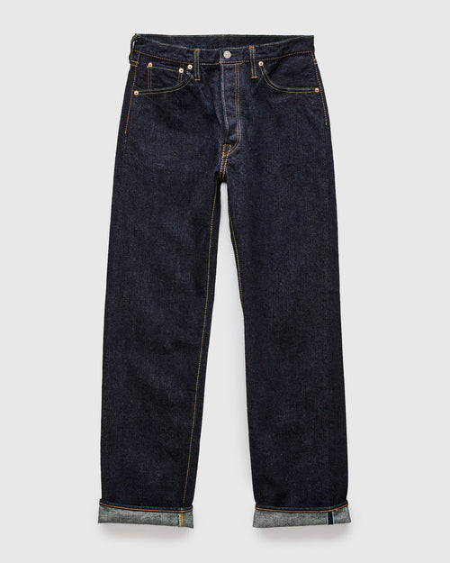 XX-002 14oz Rinsed Selvedge Denim - Piped Straight Fit