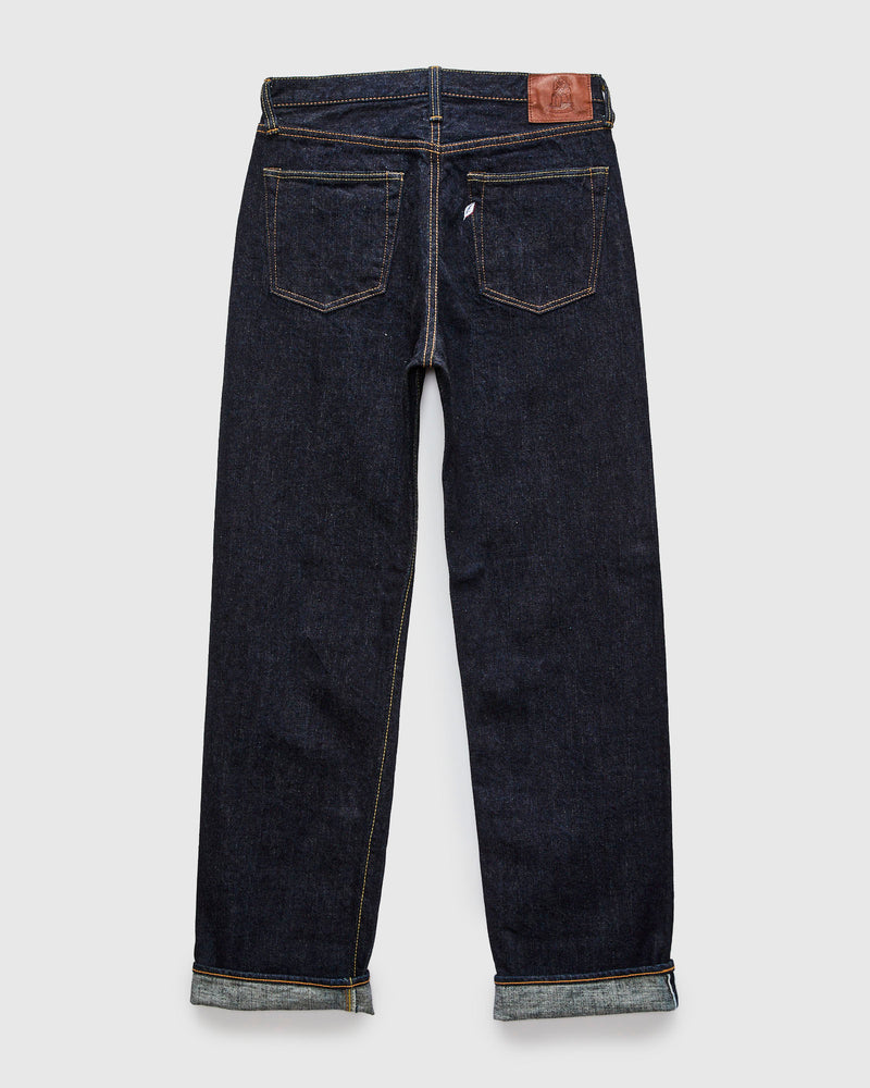 XX-002 14oz Rinsed Selvedge Denim - Piped Straight Fit