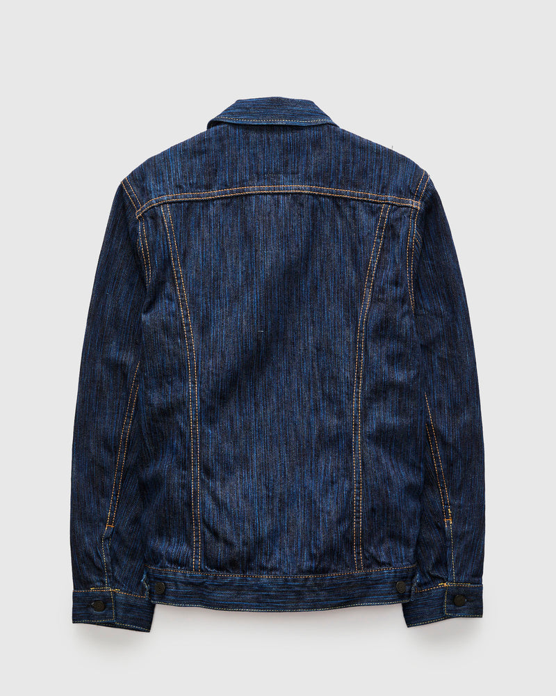 "Dark Waterfall" 14.5oz Type-2 Denim Jacket in Indigo
