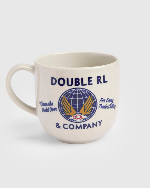 Logo Souvenir Mug in Cream Stoneware