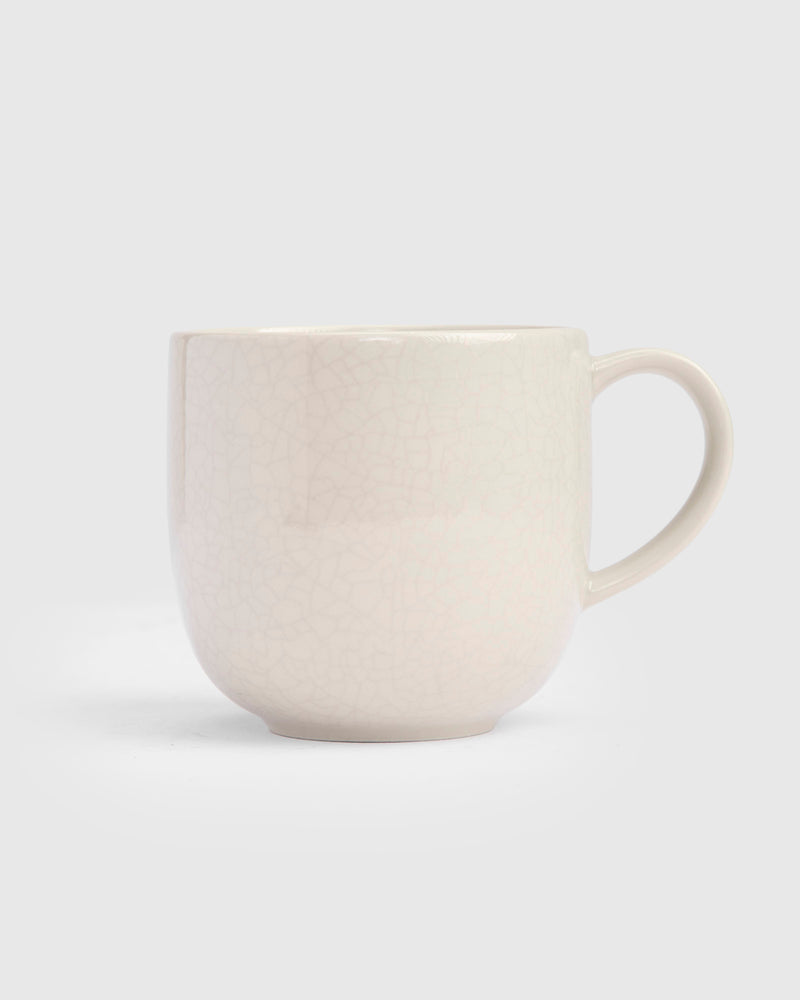 Logo Souvenir Mug in Cream Stoneware