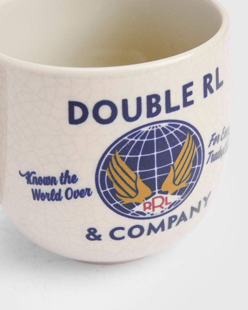 Logo Souvenir Mug in Cream Stoneware
