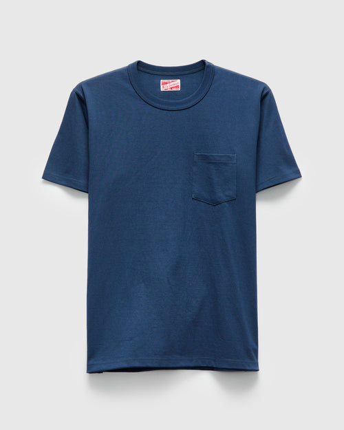 Pocket Tee in Marine Blue