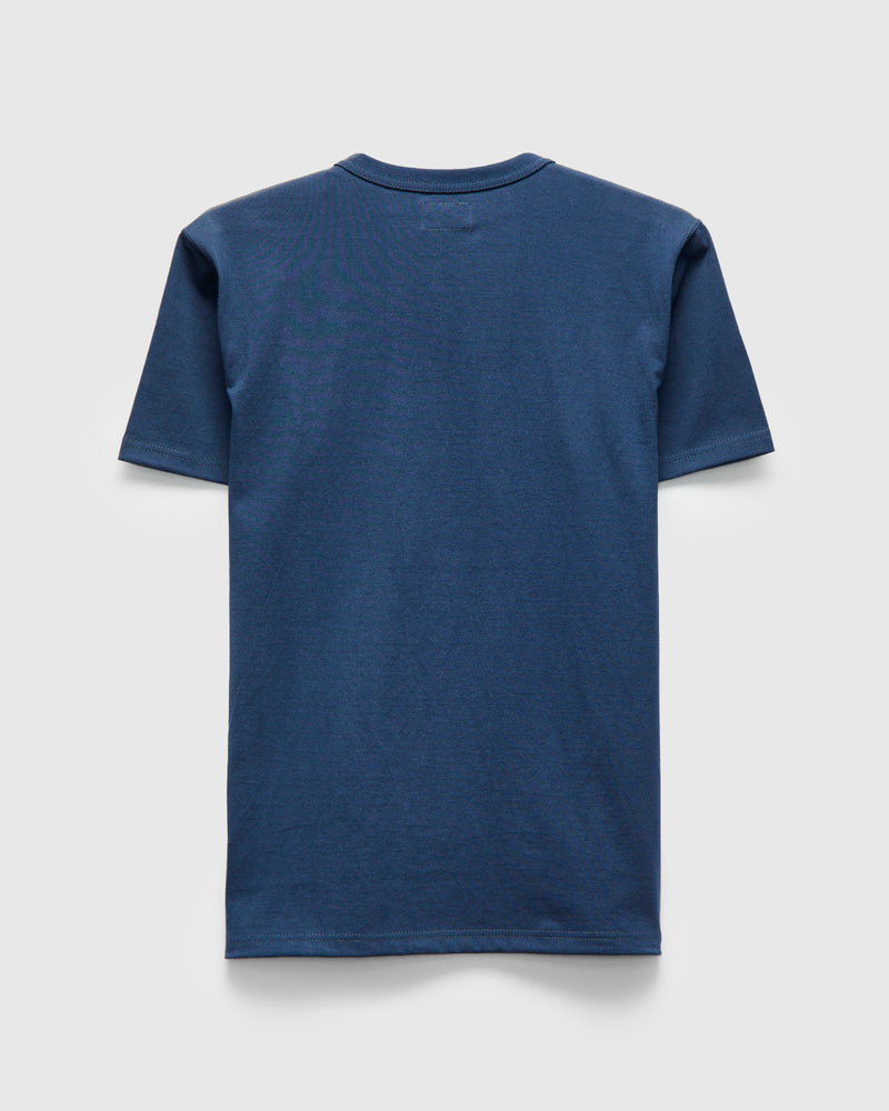 Pocket Tee in Marine Blue