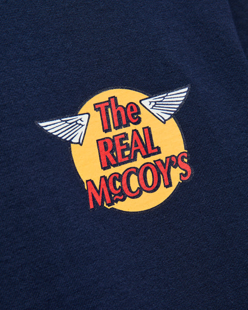 Logo Tee in Navy