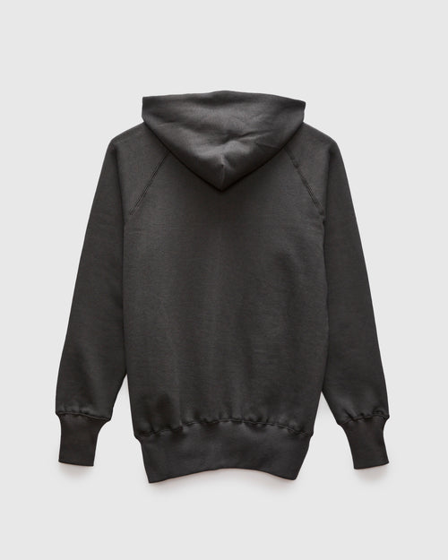 496 Freedom Sleeve Zip Hoodie in Ink Black