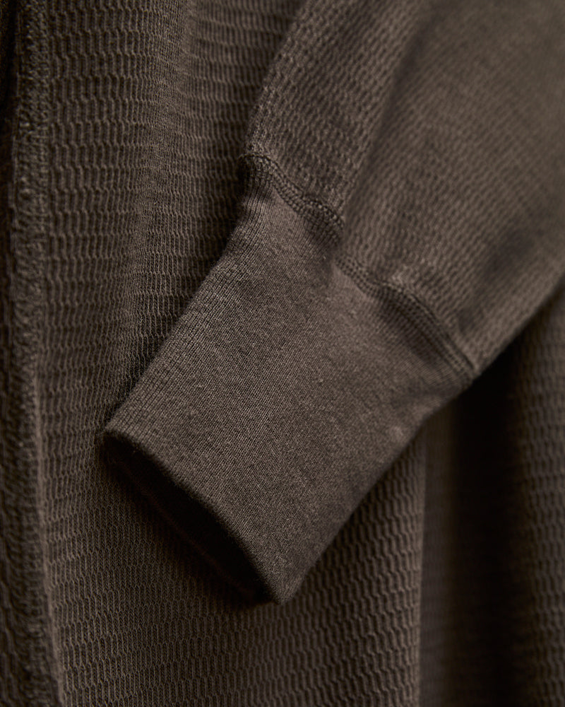 Long Sleeve Thermal Tee in Sumikuro
