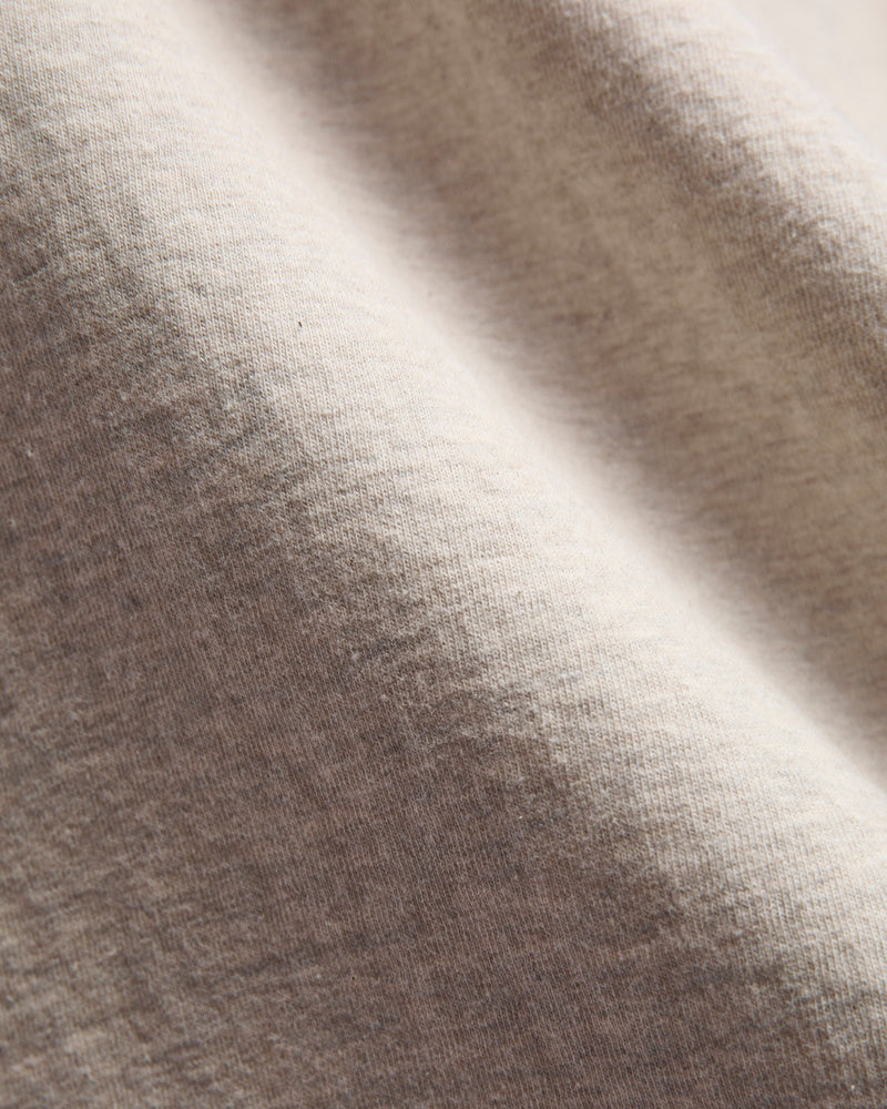 Recycled Cotton FoxFibre Ringer T-Shirt in Stone