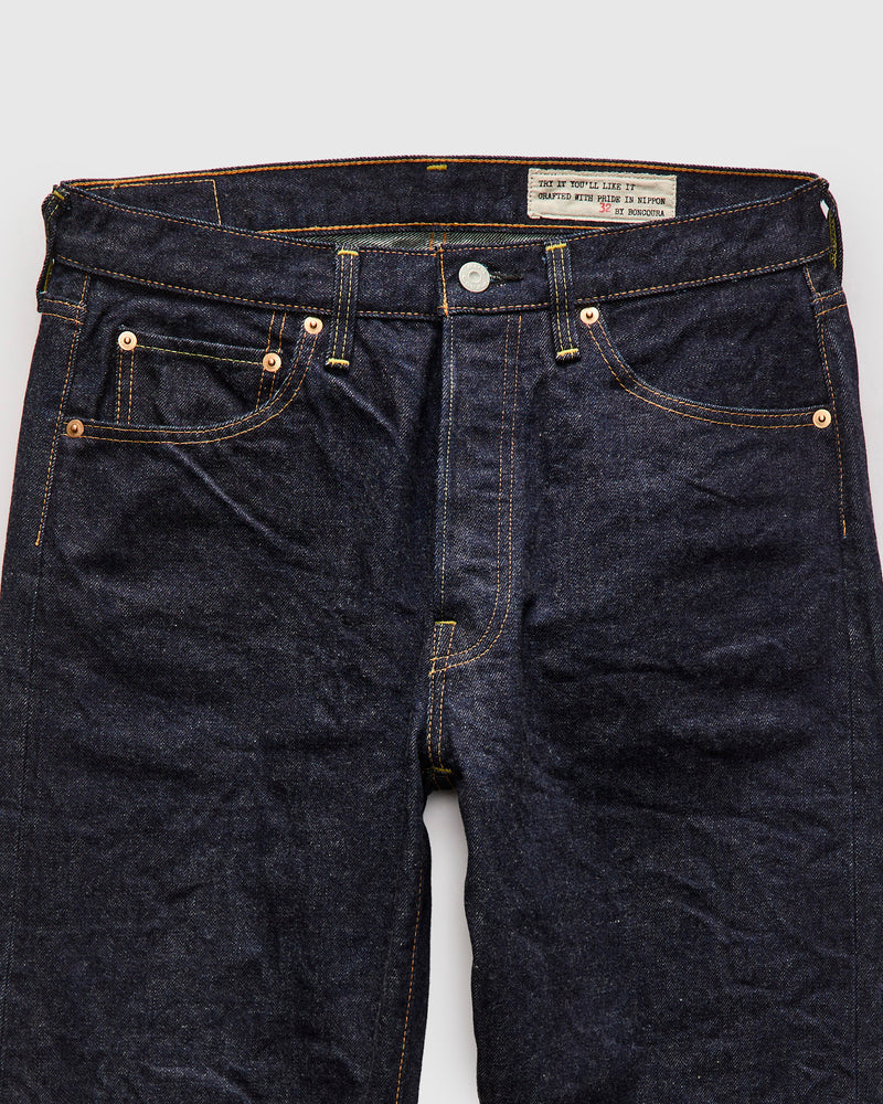 66 Indigo 15oz Rinsed Selvedge Denim - Ivy League Fit
