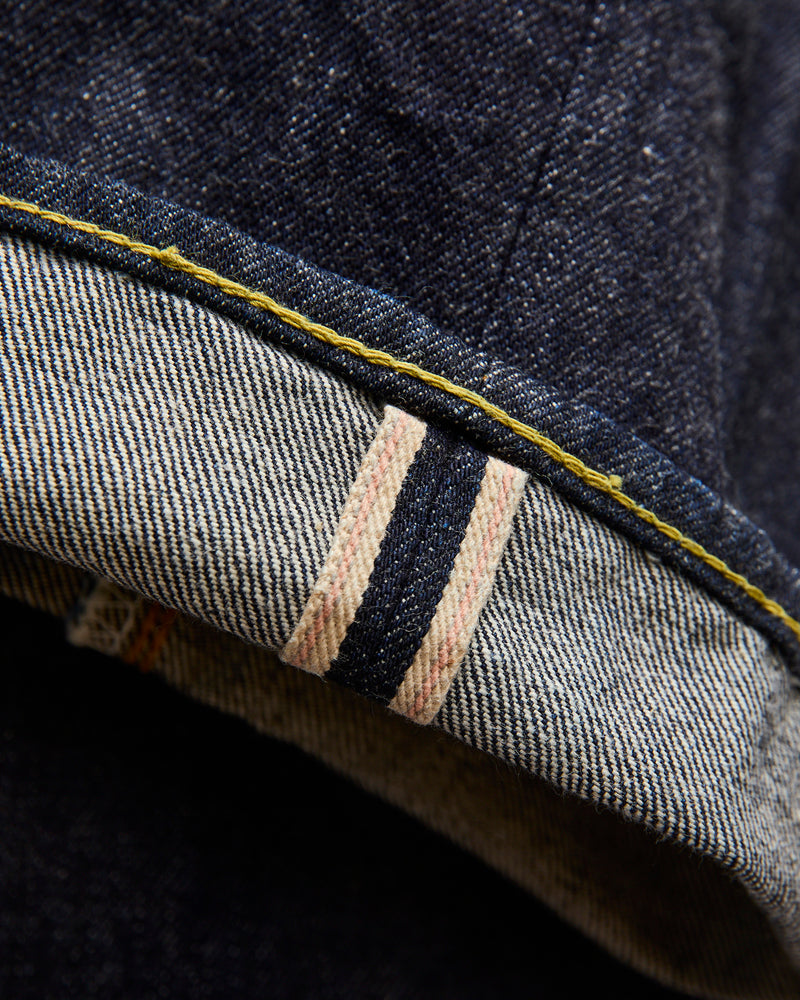 66 Indigo 15oz Rinsed Selvedge Denim - Ivy League Fit