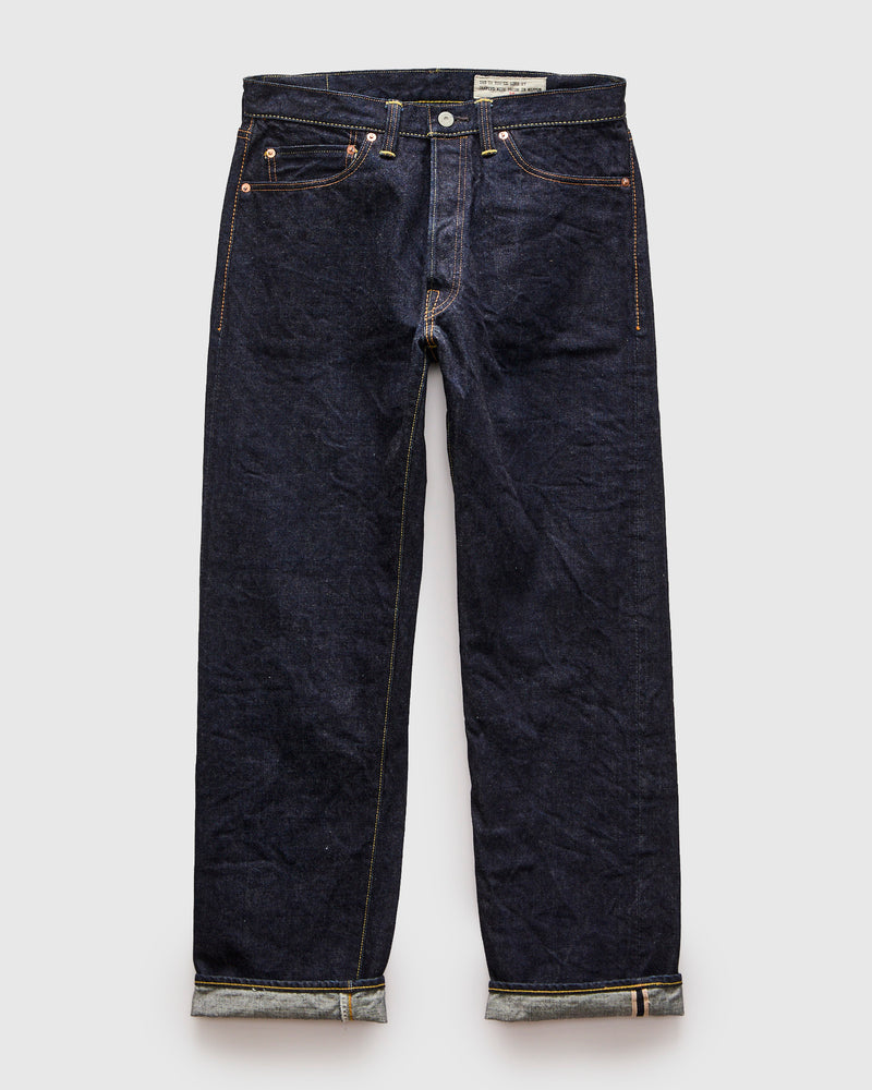 XX Indigo 15oz Rinsed Selvedge Denim - Classic Straight Fit
