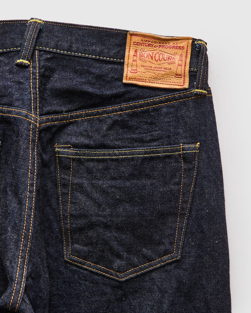 XX Indigo 15oz Rinsed Selvedge Denim - Classic Straight Fit