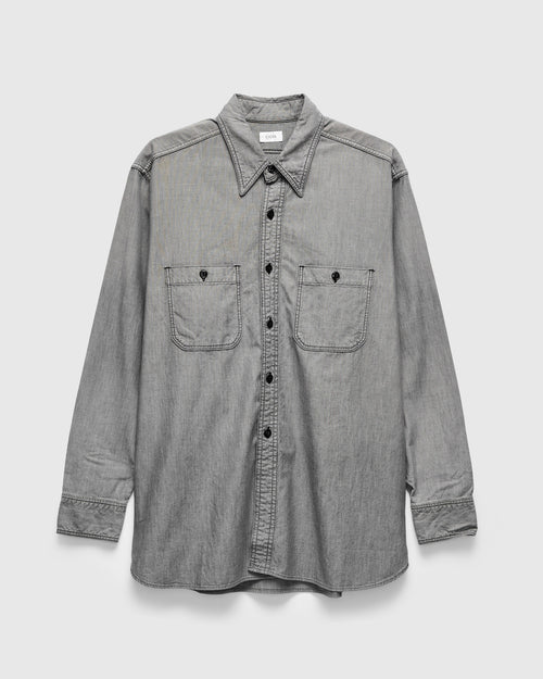 USN Chambray Shirt in Light Black