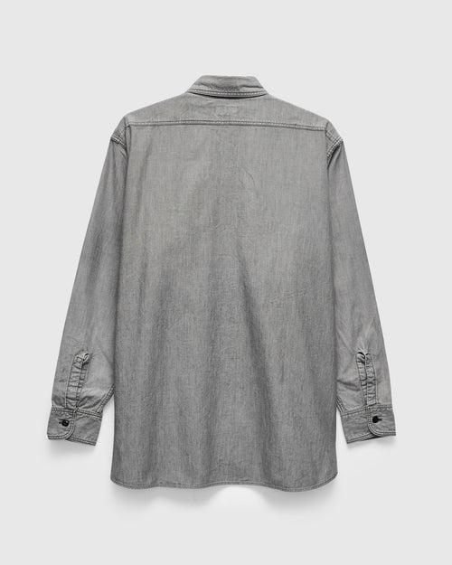 USN Chambray Shirt in Light Black