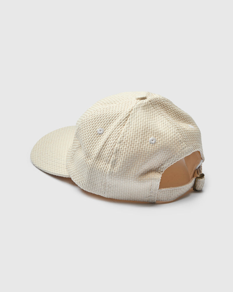 Baseball Hat in Natural Sashiko