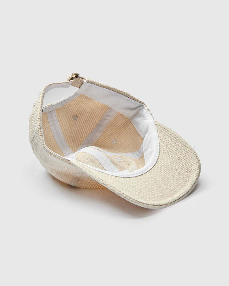 Baseball Hat in Natural Sashiko