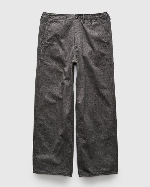 Tough Dude Mock Twist Pants in Charcoal Black