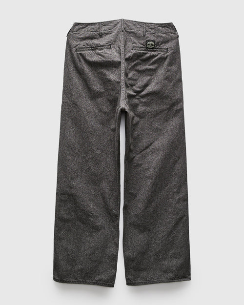Tough Dude Mock Twist Pants in Charcoal Black