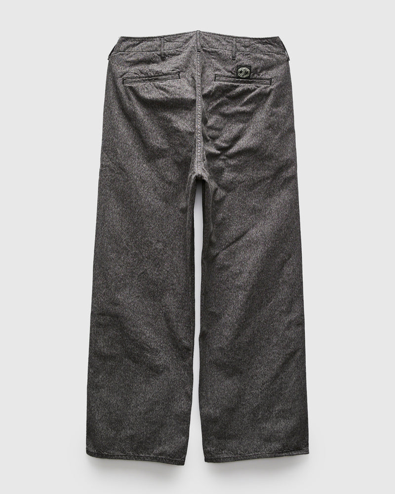 Tough Dude Mock Twist Pants in Charcoal Black