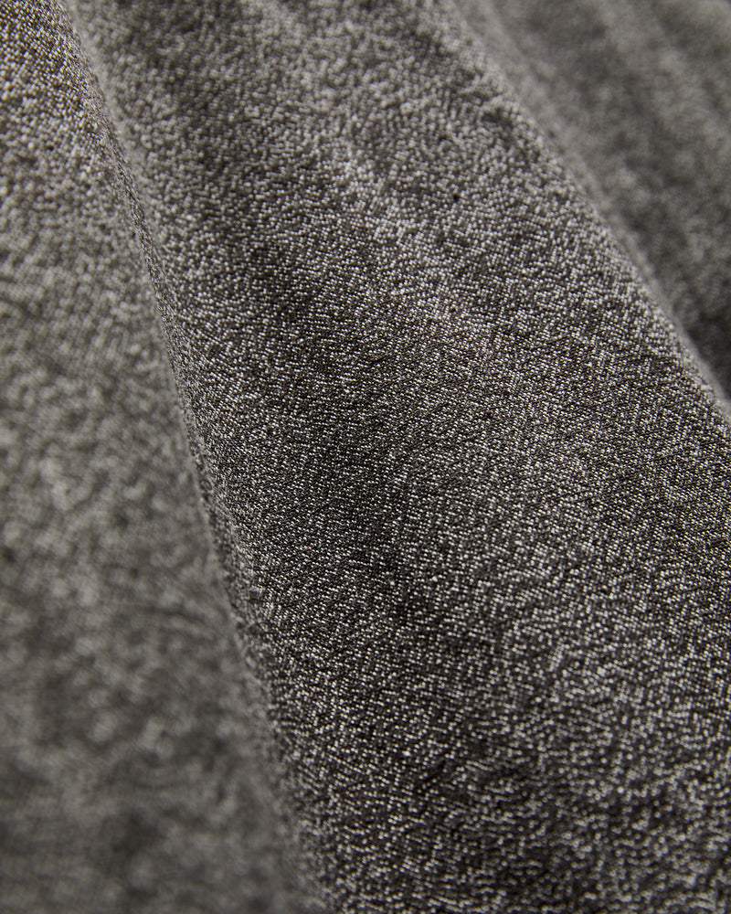 Triple Stitch Covert Chambray Shirt in Charcoal Black