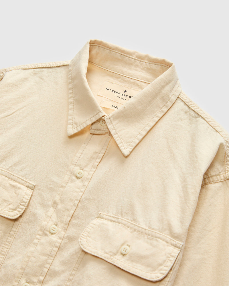 Earl Chambray Shirt in Natural