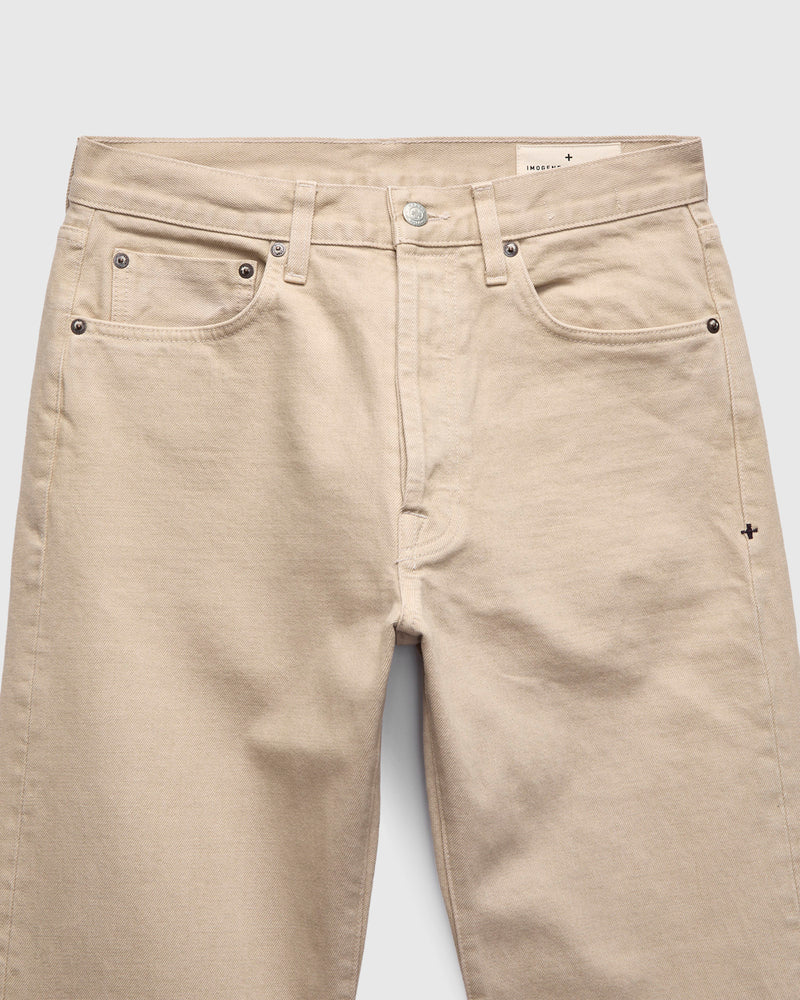 "Lewis" 14oz Stretch Selvedge Denim in Desert Rinse