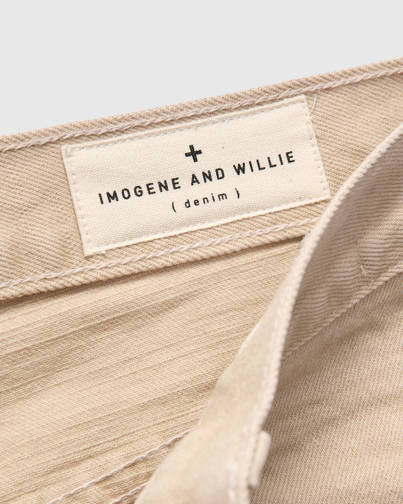 "Lewis" 14oz Stretch Selvedge Denim in Desert Rinse