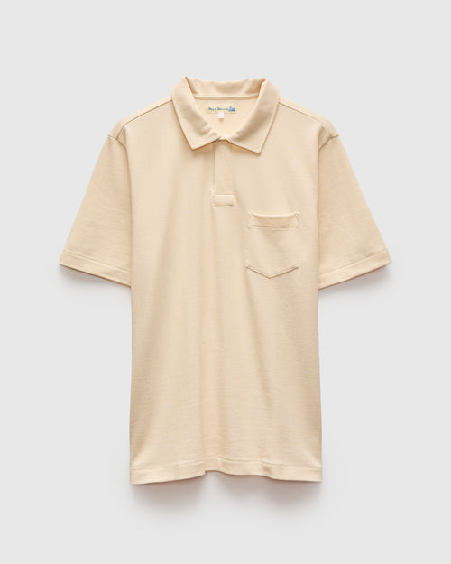 2PKPL "Good Originals" Loopwheel Polo Shirt in Nature