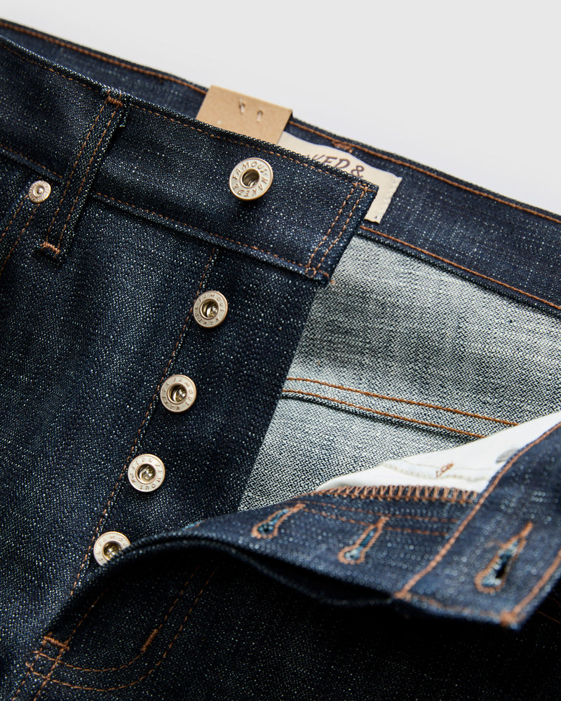 "Greencast Slub Stretch" 12.5oz Selvedge Denim - Easy Guy Fit