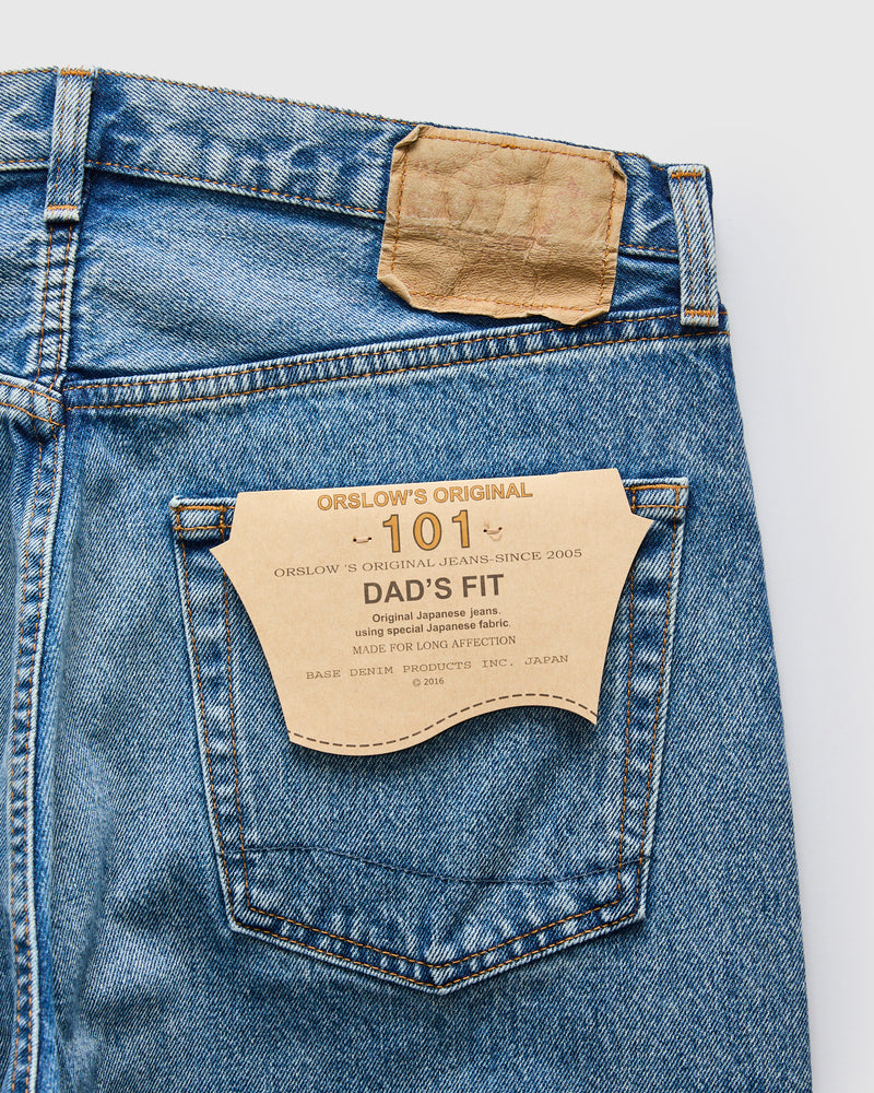 101 "Used Wash" 13oz Denim - Dad Straight Fit