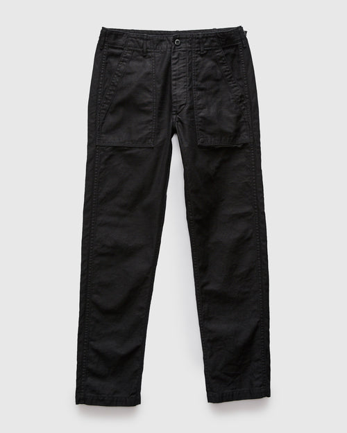 Slim Fatigue Pants in Black