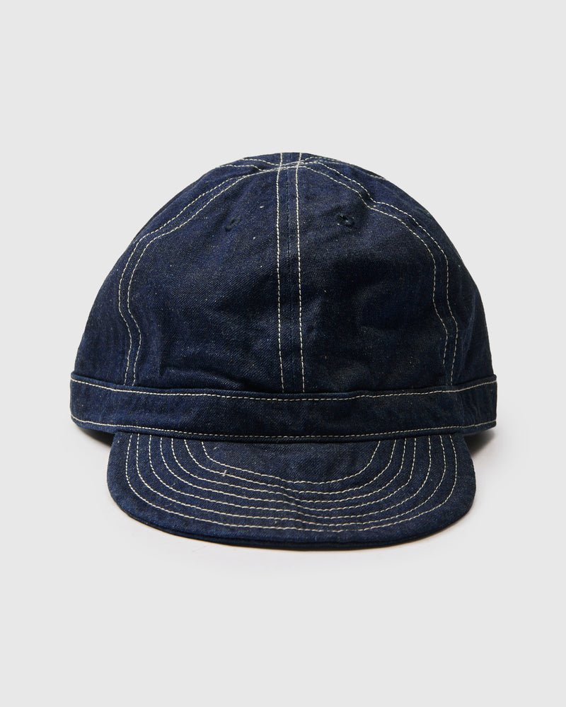 13.5oz Denim Work Cap in Indigo Nep