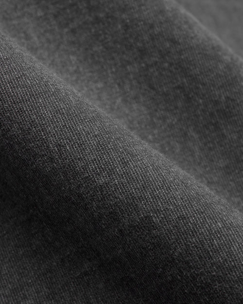 Heavyweight Pigment Dye Pocket T-Shirt in Faded Black