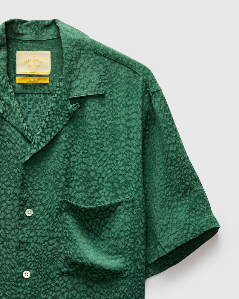 Finger Print Shirt in Green