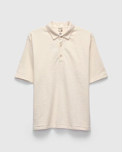 "Samurai Cotton Project" Polo Shirt in Natural