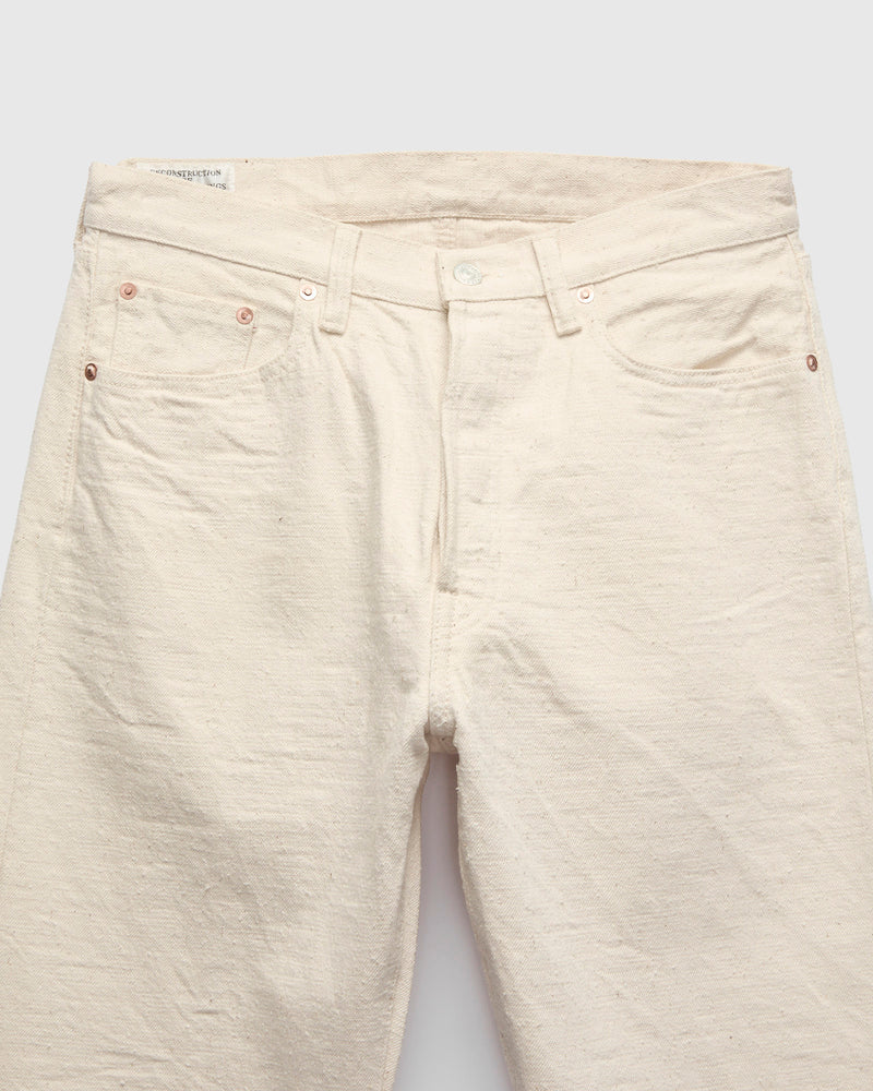 SD-1001EW "Ecru White GL3" 15oz Slub Selvedge Denim - Regular Straight Fit