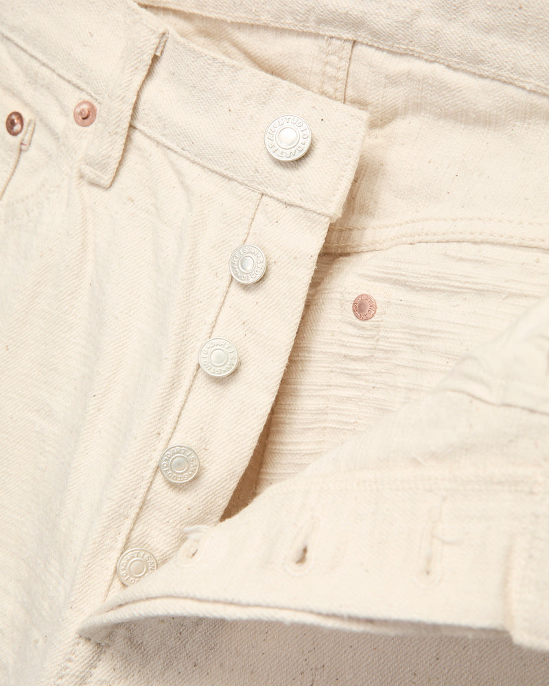 SD-1001EW "Ecru White GL3" 15oz Slub Selvedge Denim - Regular Straight Fit
