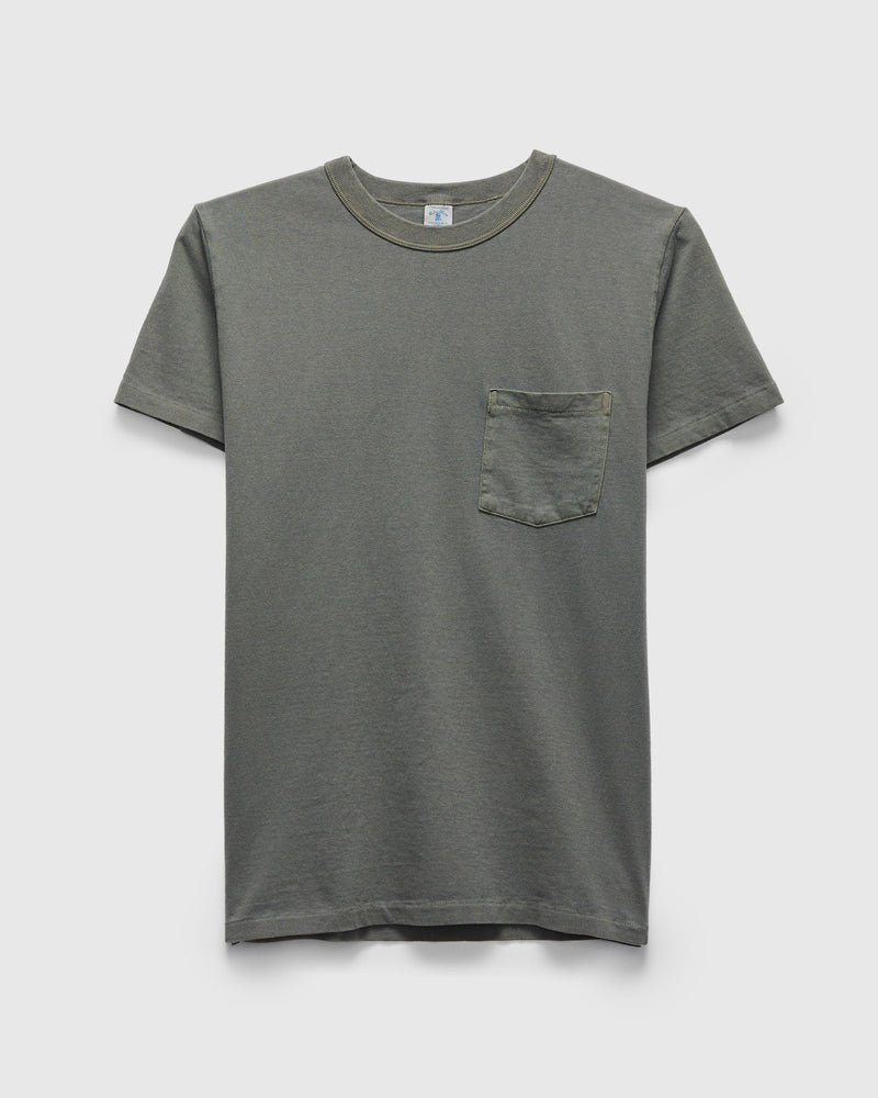 Pigment Dyed Pocket Tee in Gunmetal