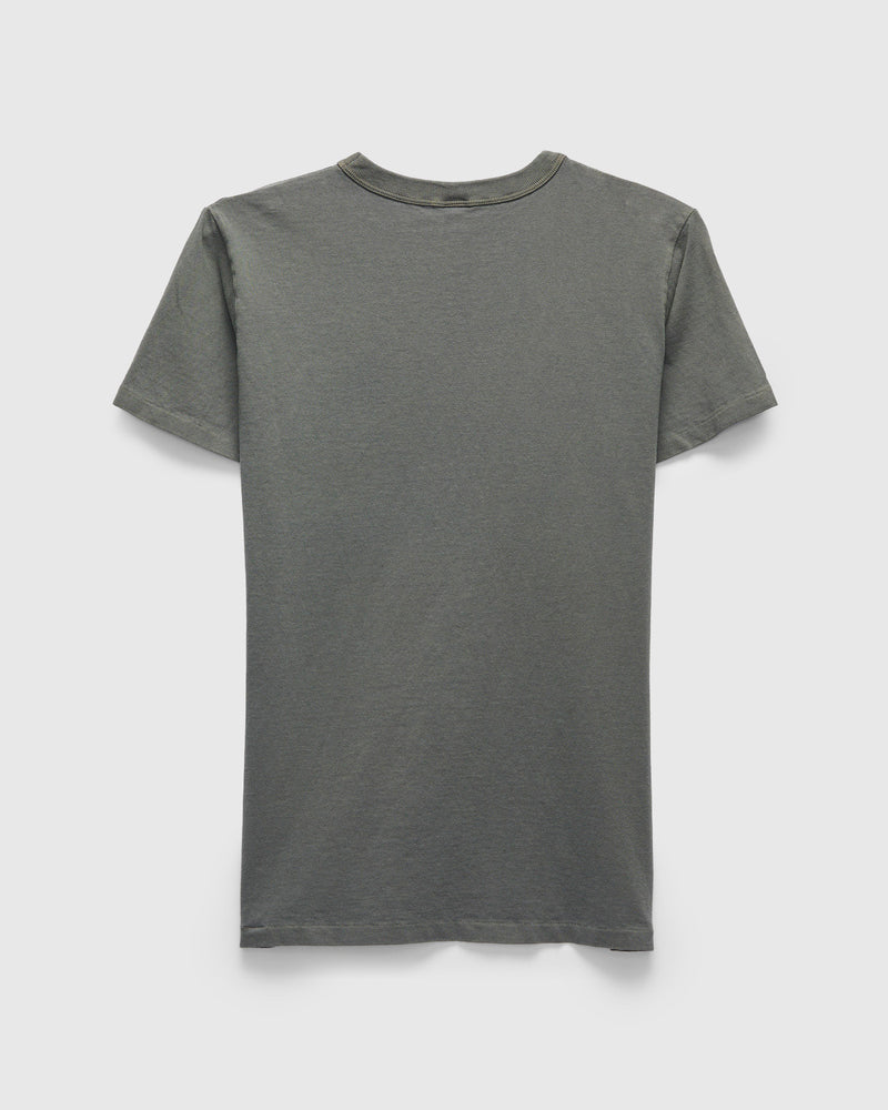Pigment Dyed Pocket Tee in Gunmetal