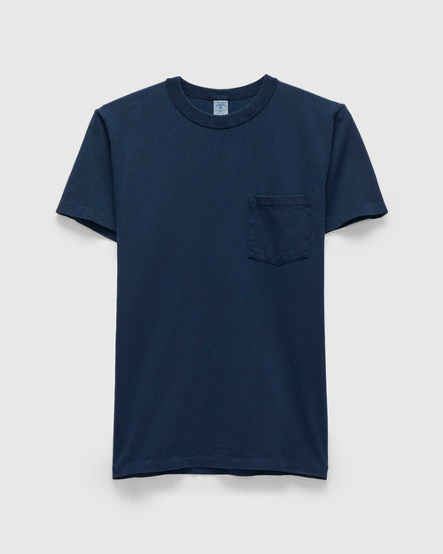 Pigment Dyed Pocket Tee in Navy