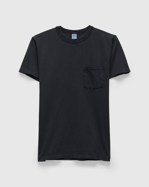Pigment Dyed Pocket Tee in Black