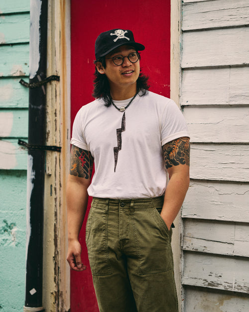 "Bolt" T-Shirt in Vintage White