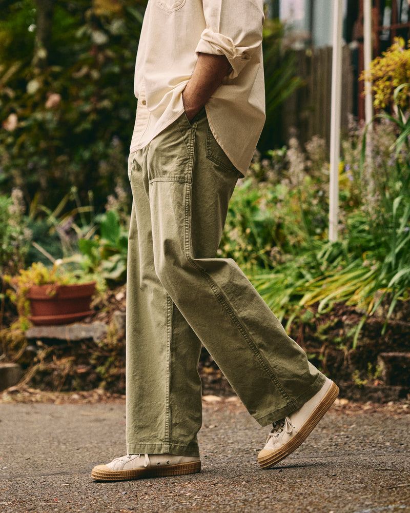 Summer Fatigue Pants in Green