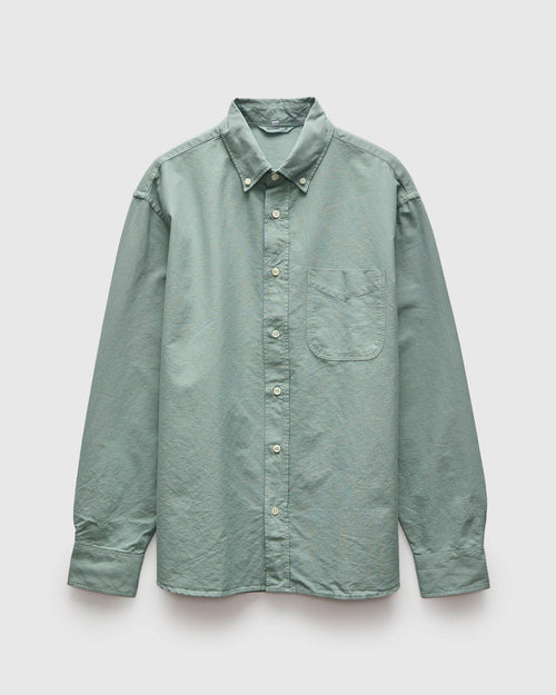 Big Oxford Shirt in Garment Dyed Eucalyptus